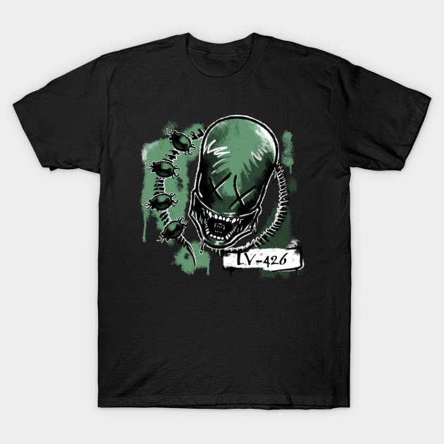 LV-426 T-Shirt by MitchLudwig